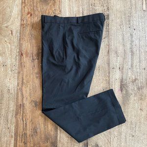 BANANA REPUBLIC Dress Pants Womens Sz 10 Ryan Black Cotton Stretch Straight Leg